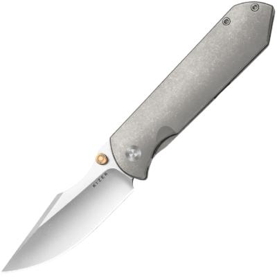 KI4784A1 Couteau Pliant Kizer Harpoon Fold Lame Acier Elmax Manche Titane Frame Lock - Livraison Gratuite