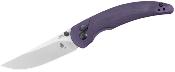 KIV3601C2 Couteau Kizer Chili Pepper Purple Lame Acier 154CM Button Lock - Livraison Gratuite