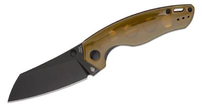 KIV4593C6 Couteau Kizer Towser K Yellow Lame Black Acier 154CM IKBS - Livraison Gratuite