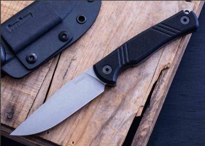 KS1089 Kershaw Pack Mule | Couteau Fixe Clip Point | Lame N690 Stonewash | Manche G10 Noir | Étui Kydex USA - Livraison Gratuite