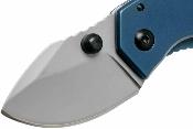 KS8710 Kershaw Antic – Couteau pliant Frame Lock Lame Acier 8Cr13MoV Manche Acier Inoxydable Bleu - Livraison Gratuite