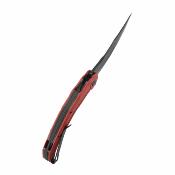 KUB346E Couteau Kubey Wave Crest Pikal | Lame Pikal Acier 14C28N | Manche Red G10 Linerlock - Livraison Gratuite