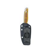KUB357C Poignard Kubey Dust Devil Yellow Lame Acier 14C28N Beadblast Etui Kydex - Livraison Gratuite