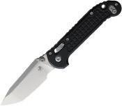 MCT1136RL10FR — Couteau Microtech L.U.D.T. T/E Ram-Lok Acier M390MK Stonewash Tanto Manche Aluminium Noir Motif Frag USA - Livraison Gratuite