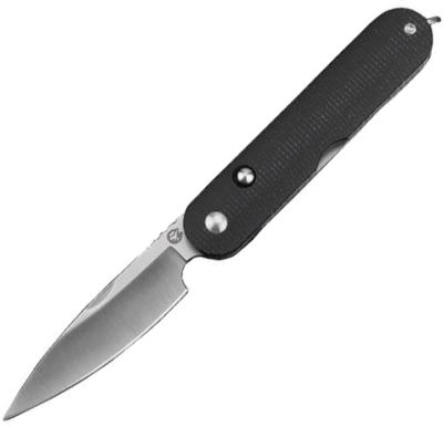 MK0011BK Couteau Pliant Rapax Kiki Lame Acier VG-10 Manche Micarta Noir Button Lock - Livraison Gratuite