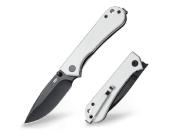 NUKS131007 Couteau NUKNIVES Kumpanter Lame Acier D2 Manche G10 White Liner Lock Ball Bearing - Livraison Gratuite