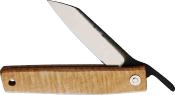 OFK7M Couteau Ohta Knives FK7 Folder Manche Erable Lame D2 Made Japan - Livraison Gratuite