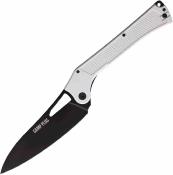 ON4325WH Ontario Camp Plus EDC – Couteau Lame Cleaver Acier 420 Noire | Manche Nylon White | Liner Lock | Clip - Livraison Gratuite