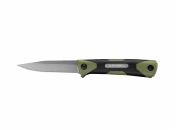 OWBCK1OD OLFA WORKS SANGA | Couteau Bushcraft Fixe | Lame Inox 13Cr | Manche Beige | Étui Made Japan - Livraison Gratuite