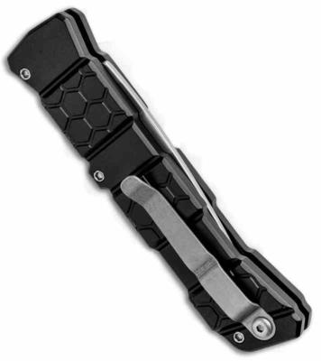 PKCP21BK – Couteau Automatique Piranha 21 Tactical Lame Acier CPM-S30V Manche Aluminium Noir USA – Livraison Gratuite