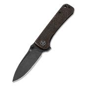 QS131N Couteau QSP Hawk Copper Lame Acier 14C28N Manche Cuivre IKBS - Livraison Gratuite