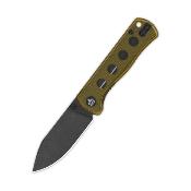 QS150J2 Couteau QSP Canary Ultem Folder Lame Acier 14C28N Blackwash IKBS - Livraison Gratuite
