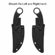 QS166A2 Couteau QSP Viper Clip Point Lame Acier 10Cr15MoV Manche G10 Noir Housse Kydex - Livraison Gratuite