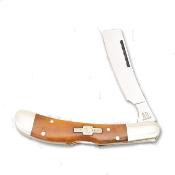 RR2003 Couteau Rasoir Rough Ryder Manche Os Lame Acier440 - Livraison Gratuite