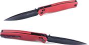 RS7652RB Couteau Real Steel HUGINN Red Lame Acier VG-10 Black - Livraison Gratuite