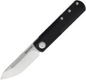 RS7801BS — Couteau Real Steel G-Tanto Lame Acier Nitro-V Tanto Satiné Manche G10 Noir Ball Lock - Livraison Gratuite