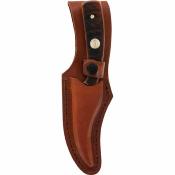 SCH1135991 Old Timer Gen Sharpfinger Made in USA Couteau Lame Acier Carbone 1095 Manche Os Housse Cuir | Livraison Gratuite