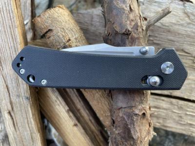 SCH1136032  Couteau Schrade Delta Class Divergent Lame Harpoon Point Acier AUS-8 Satin - Manche G10 Noir - Sécurité Pivot Lock - Livraison Gratuite