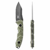 SKW67508 Skallywag Tactical The Mini – Couteau De Cou Lame Acier 420 Manche G10 vert Etui Kydex – Livraison Gratuite