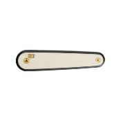 SRM251MBGT2 SRM Twin 251MB-GT2 – Couteau Pliant Ambi Lock, Lame Dagger N690 Ti-Coat, Manche G10 Blanc - Livraison Gratuite