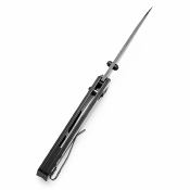 T1105V2 Couteau Tenable Beaver Cross Bar Lock Lame Nitro-V Manche Black/White - Livraison Gratuite