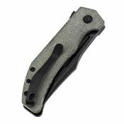TB1089A3 Tenable Orion | Couteau Pliant | Clip Point 14C28N | Manche Micarta Vert | Liner Lock - Livraison Gratuite