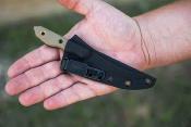 TPTCK01 TOPS Knives Tick – Lame Fixe Lame Acier 1095 Manche Tan G-10 Housse Kydex USA - Livraison Gratuite