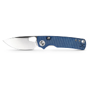 VOSA2605 Couteau Vosteed Porcupine Blue Drop Point Lame Acier 14C28N - Manche Micarta - Liner Lock - Livraison Gratuite