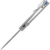 VOSA2607 VOSTEED Porcupine Couteau Lame Acier 14C28N Manche G10 Gray Top Liner Lock - Livraison Gratuite