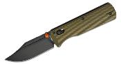 VOSA4102 Couteau Vosteed Vombat Bowie M390 Manche Aluminium Olive Sécurité Crossbar Lock - Livraison Gratuite