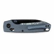 VOSA4510 Couteau Vosteed Raccoon TiSlim Crossbar Lock Lame Acier S35VN SW Manche Acid Blue Titane Crossbar Lock - Livraison Gratuite