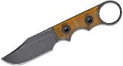 VOSD0503 Couteau Vosteed Quokka-O Bowie Lame Acier 14C28N PEI Amber Housse Kydex - Livraison Gratuite