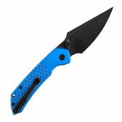 B1034H92 Couteau Tenable Fenrir | Lame Acier Nitro-V Black | Manche Dark Blue Aluminum Fishscale | Top Liner Lock | Livraison Gratuite