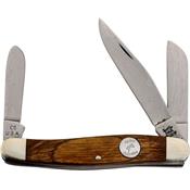 Couteau Bear & Son C247 Heritage Walnut Large Stockman 3 Lames Acier Carbone 1095 USA BCC247 - Livraison Gratuite