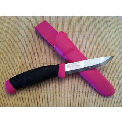 Couteau Mora Companion Knife MAGENTA PINK Acier Sandvick Made In Sweden FT13389 - Free Shipping