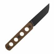 G2020A3 Couteau Foosa Tenable Knives | Lame Acier D2 Blackwash Tanto | Manche Plaquettes Amber PEI | Housse Nylon | Livraison Gratuite