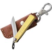 HIGO01BRS Higonokami SK Folder Brass Lame SK5 Etui Cuir Made Japan - Livraison Gratuite