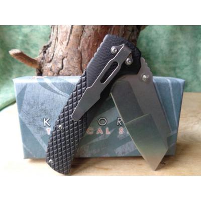 Couteau Komoran Samurai Acier UTX Manche Black G-10 KO022 - Livraison Gratuite