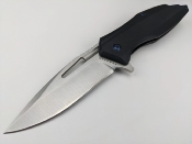 KO032 Couteau Komoran Black Lame 440 Manche G10 IKBS - Livraison Gratuite