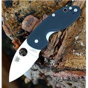 Couteau Spyderco Insistent Plain Lame Acier 8Cr13MoV SC246GP - Livraison Gratuite