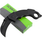 Couteau Tactical Karambit Schrade Acier Carbone/Inox Manche G-10 Linerlock SCH110 - Free Shipping