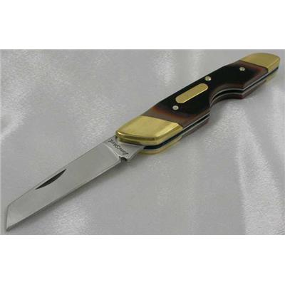 Couteau Schrade Old Timer Land Shark Lame Acier Carbone Manche Delrin SCH19OT - Free Shipping