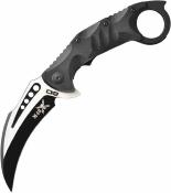 UC3602 Couteau M48 Steel Titan Karambit Pliant | Lame Acier D2 Two-Tone Hawkbill | Manche Plaquettes G10 Black | Liner Lock | Livraison Gratuite