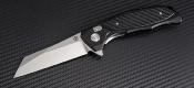 ATZ1809PBBK Couteau Artisan Megahawk Black Lame D2 IKBS - Livraison Gratuite
