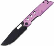 ATZ1878PBVT ArtisanCutlery Beest Purple – Couteau Pliant Lame Acier AR-RPM9 Drop Point Black Manche Aluminium Violet – Livraison Gratuite