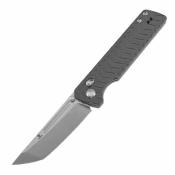 B2038V1 Couteau TENABLE Anomaly Lame Acier Nitro-V Stonewashed Manche Aluminium Gris Cross Bar Lock - Livraison Gratuite