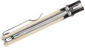 BCWSB22 Couteau Bear & Son WSB22 Lawman Lame Acier D2 Manche Os/FCarbone Sécurité Crossbar Lock USA - Livraison Gratuite