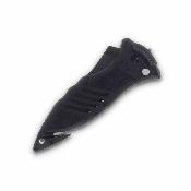 BH15M311BK — Couteau Blackhawk CQD Large Button Lock Lame Acier D2 Partiellement Serré Manche Nylon Livraison Gratuite