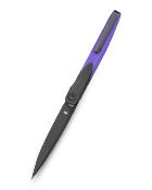 BTKMK14E Couteau Bestechman Lanza Lame 14C28N Finition Noire Manche G10 Noir/Violet Linerlock – Livraison Gratuite