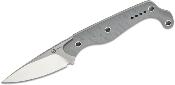 CIVC220272 Couteau CIVIVI SOKN Lame Nitro-V Acier Drop Point Manche G-10 Gray Etui Kydex - Livraison Gratuite